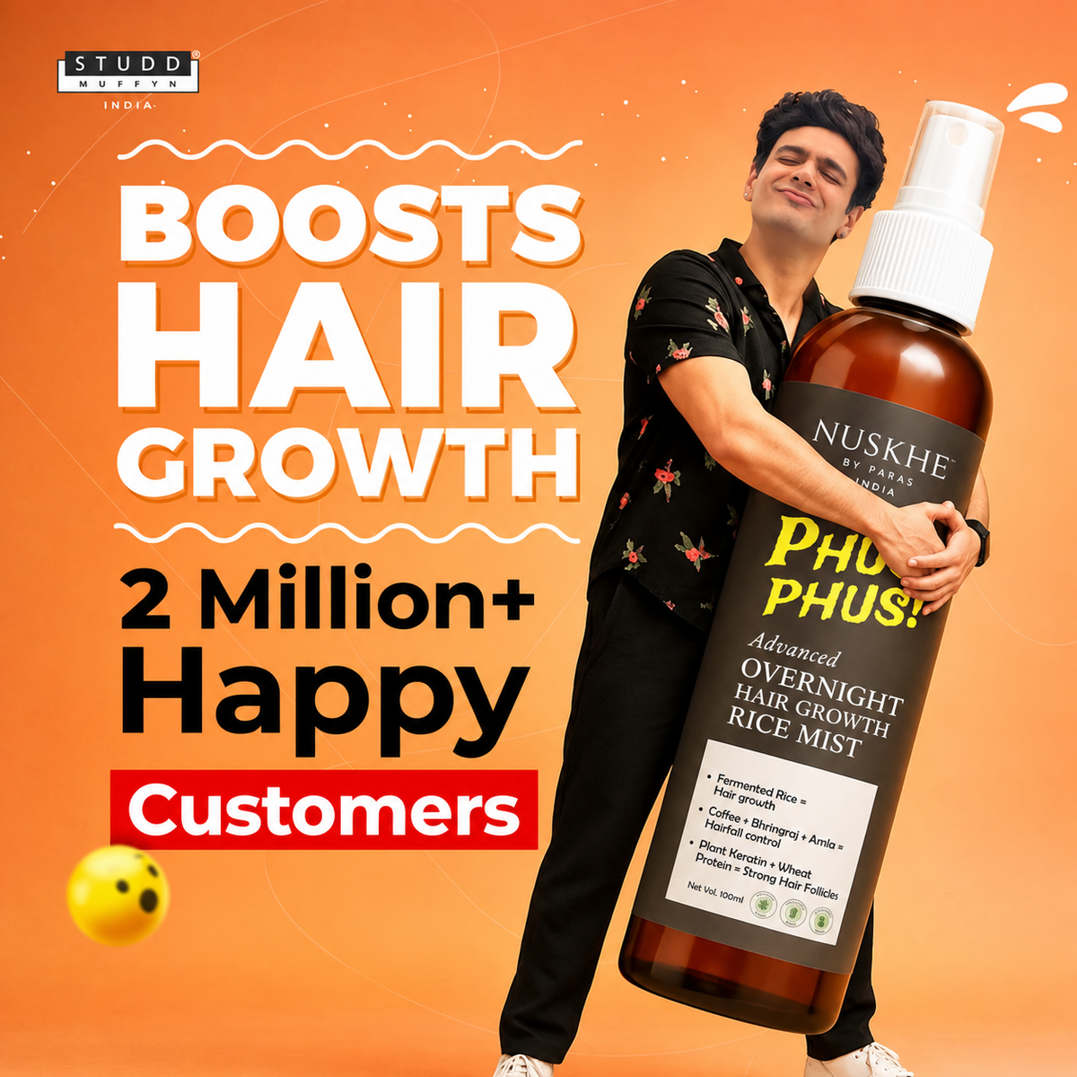 Ayurvedic Phus Phus Rice Hair Mist
