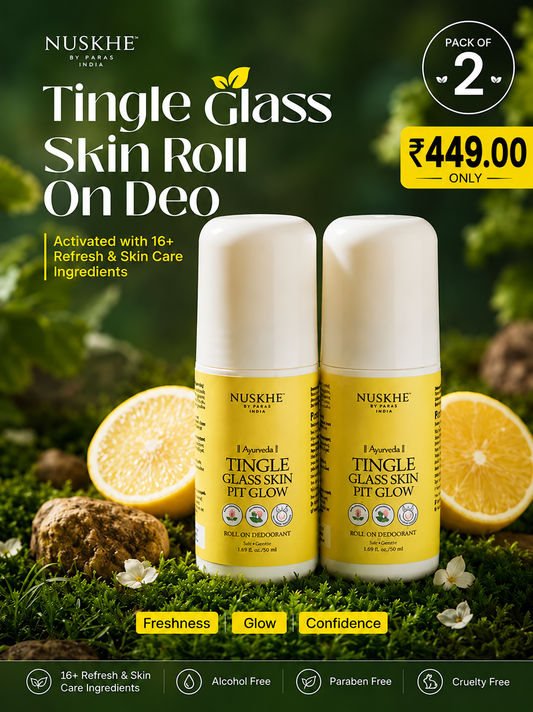 Tingle Glass Skin Pit Glow Roll-On Deo [ Pack of 2 ]