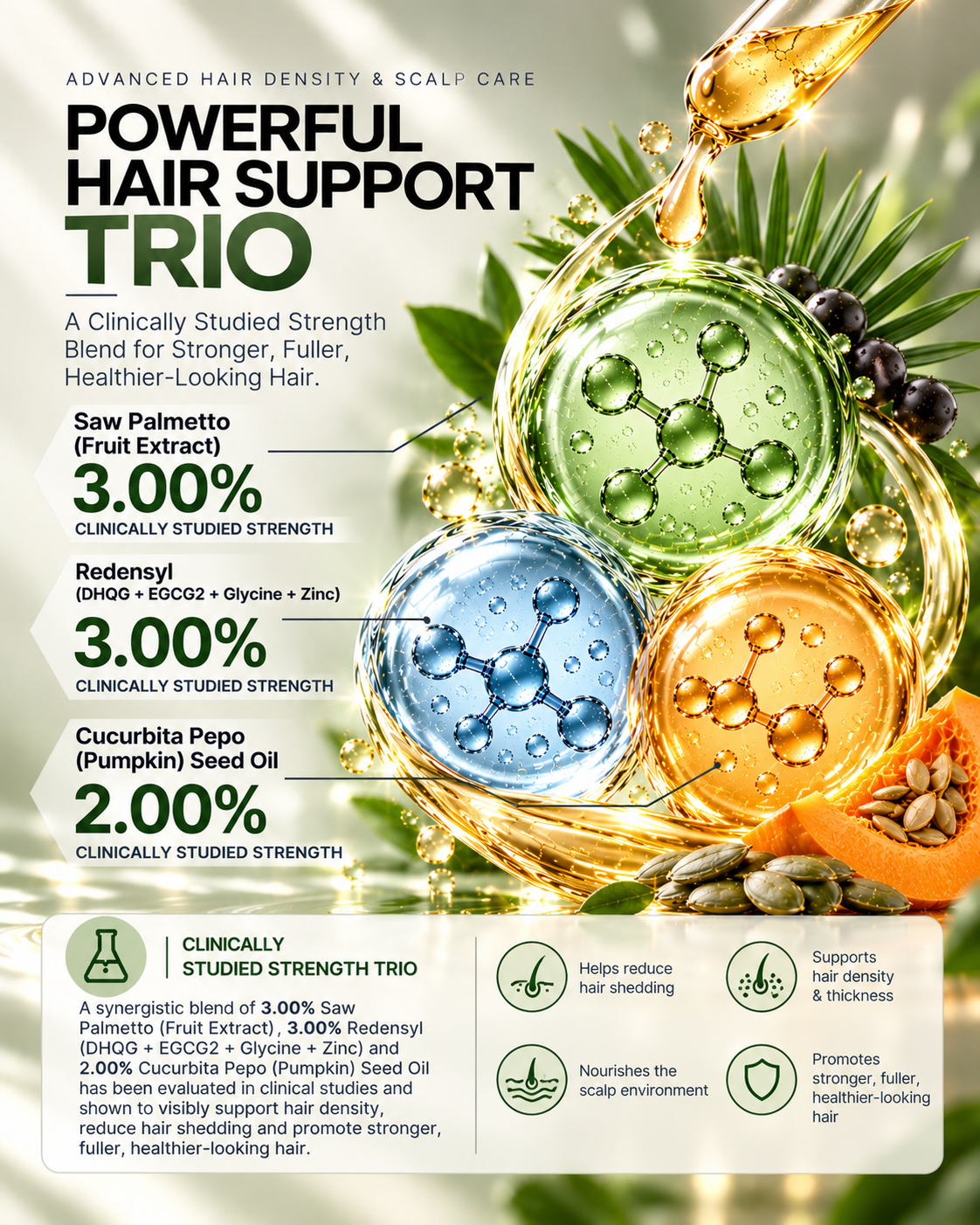 Saw Palmetto 3% Hair Growth Serum (30ml)