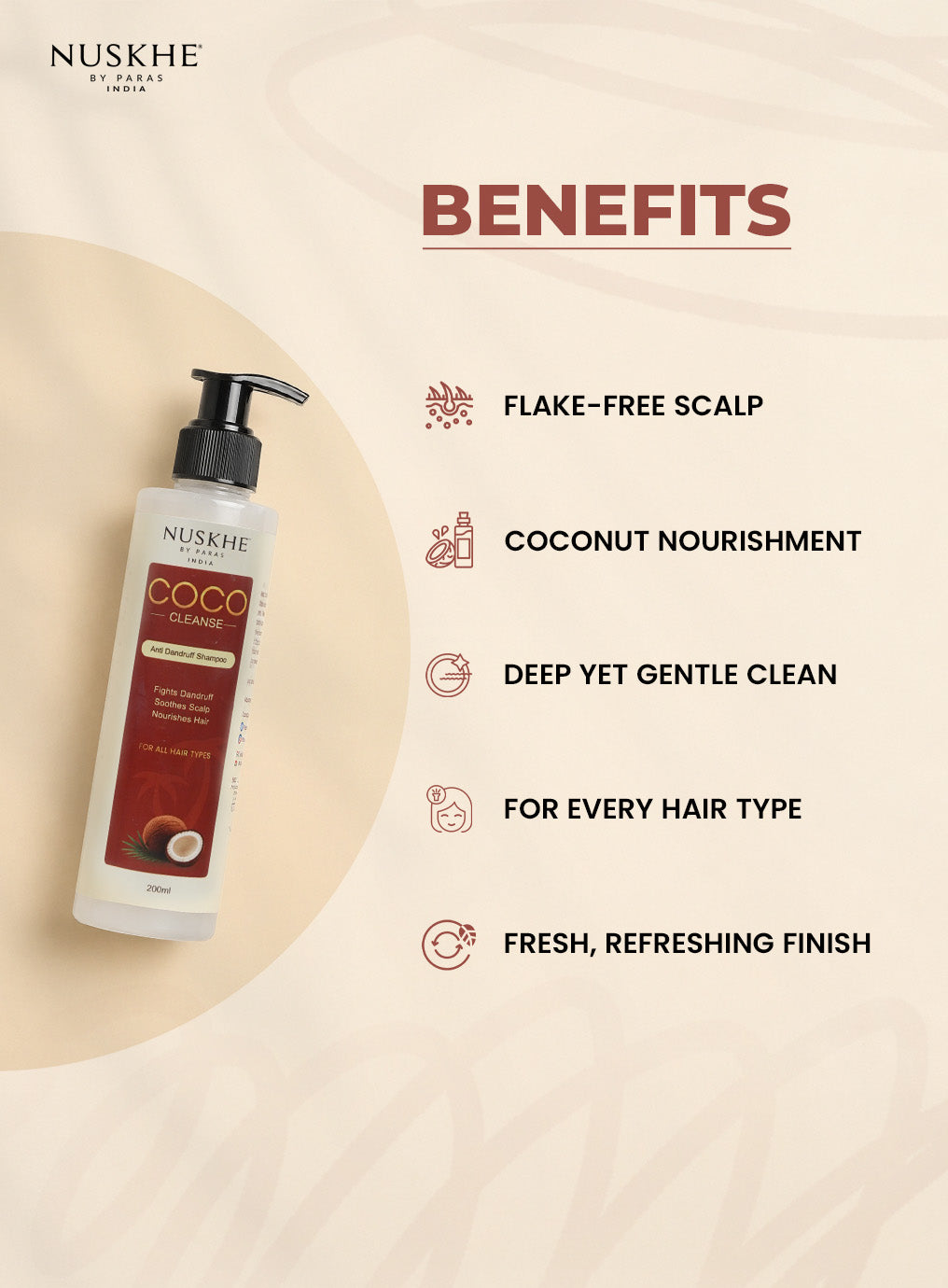 Coco Cleanse Anti-Dandruff Shampoo