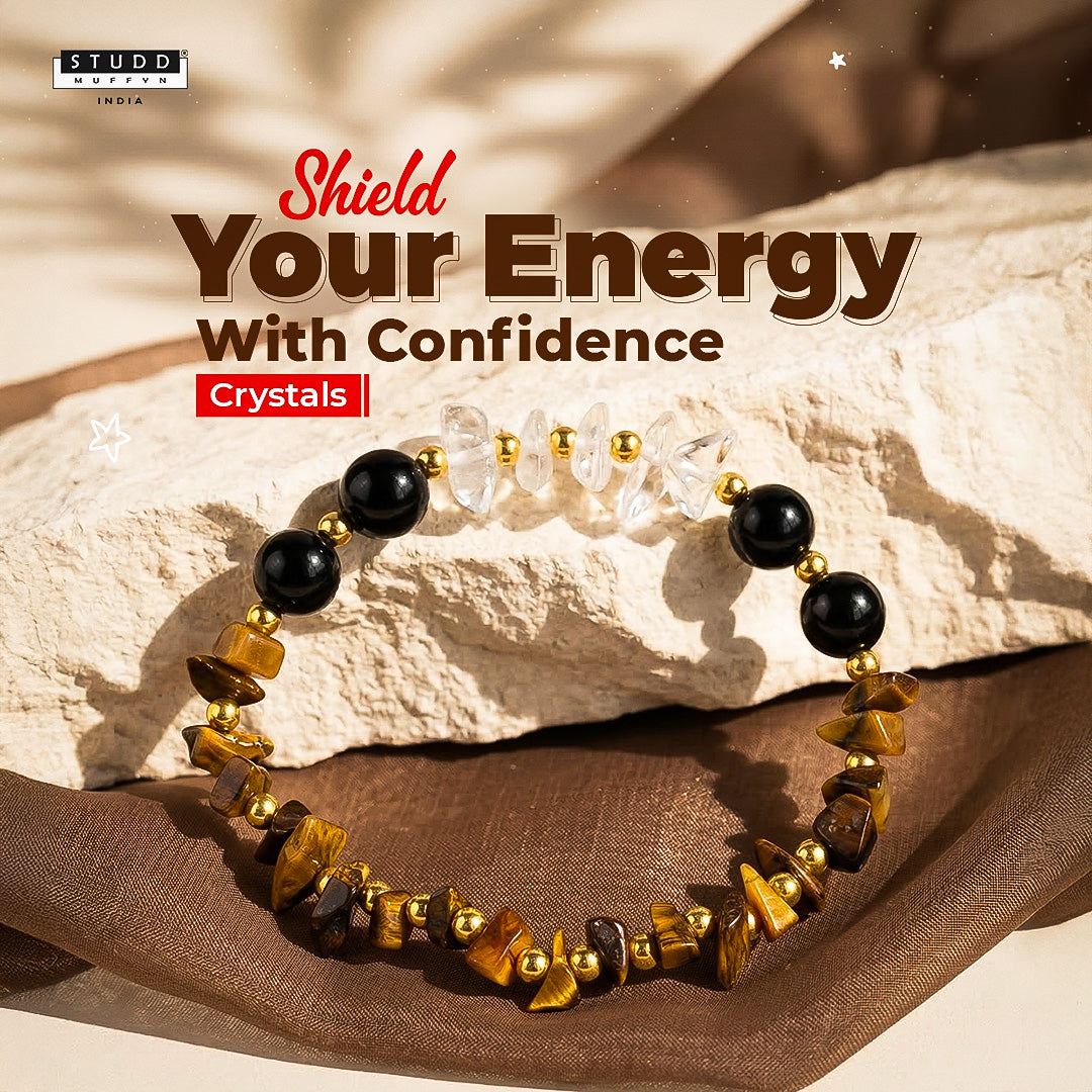 Confidence & Protection Cystal Chips Bracelet