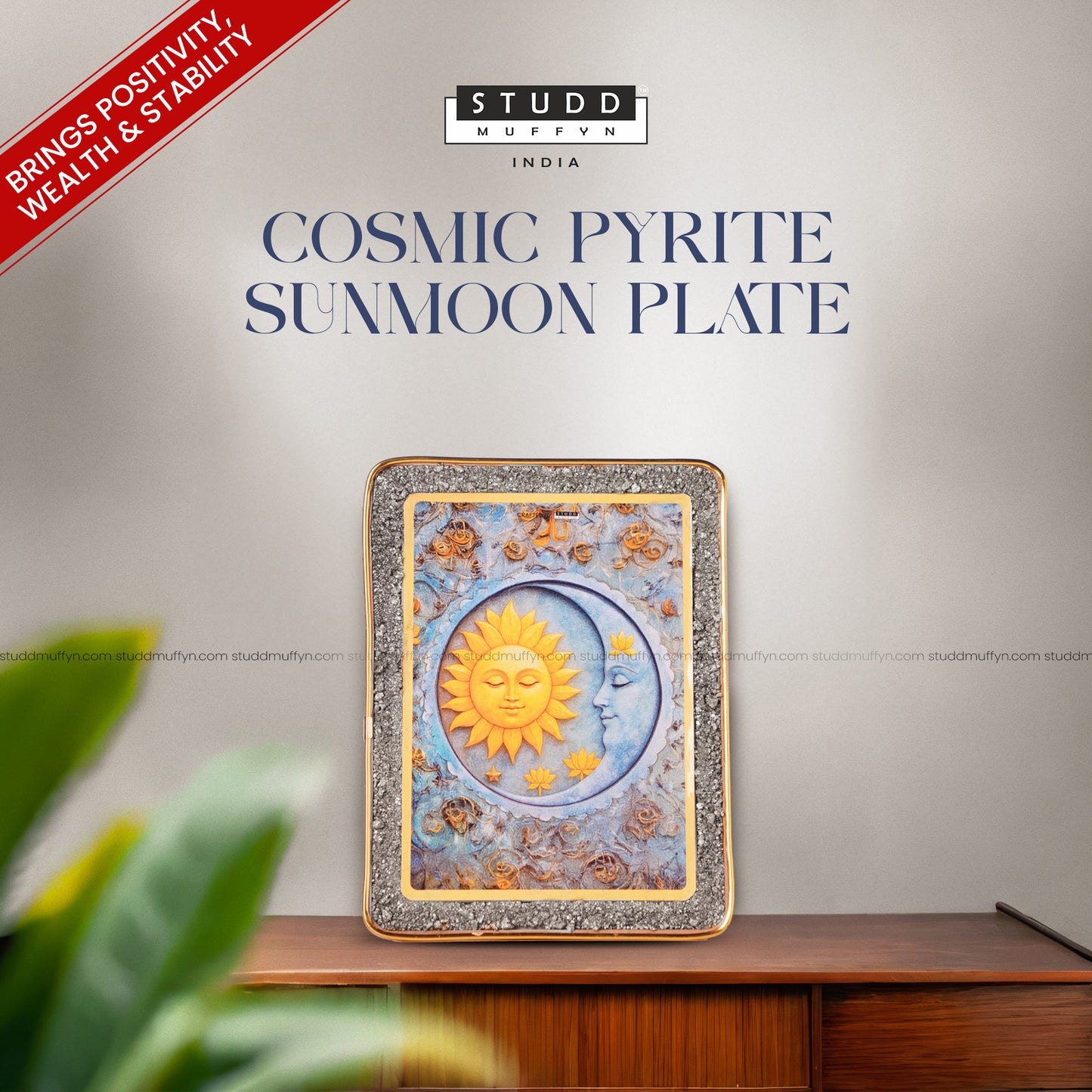 Cosmic Pyrite Sunmoon Plate [Rectangle Plate]