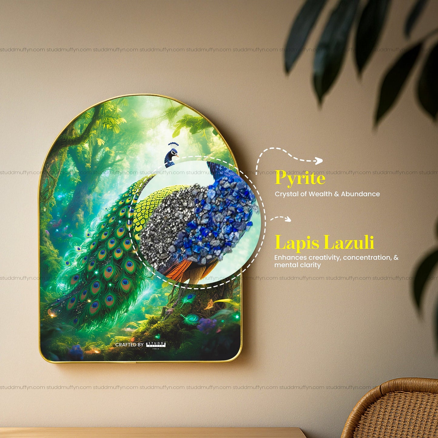 Crystal Jungle Safari I Set of 4