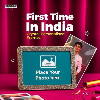 Personalised Crystal Pyrite Photo Frame