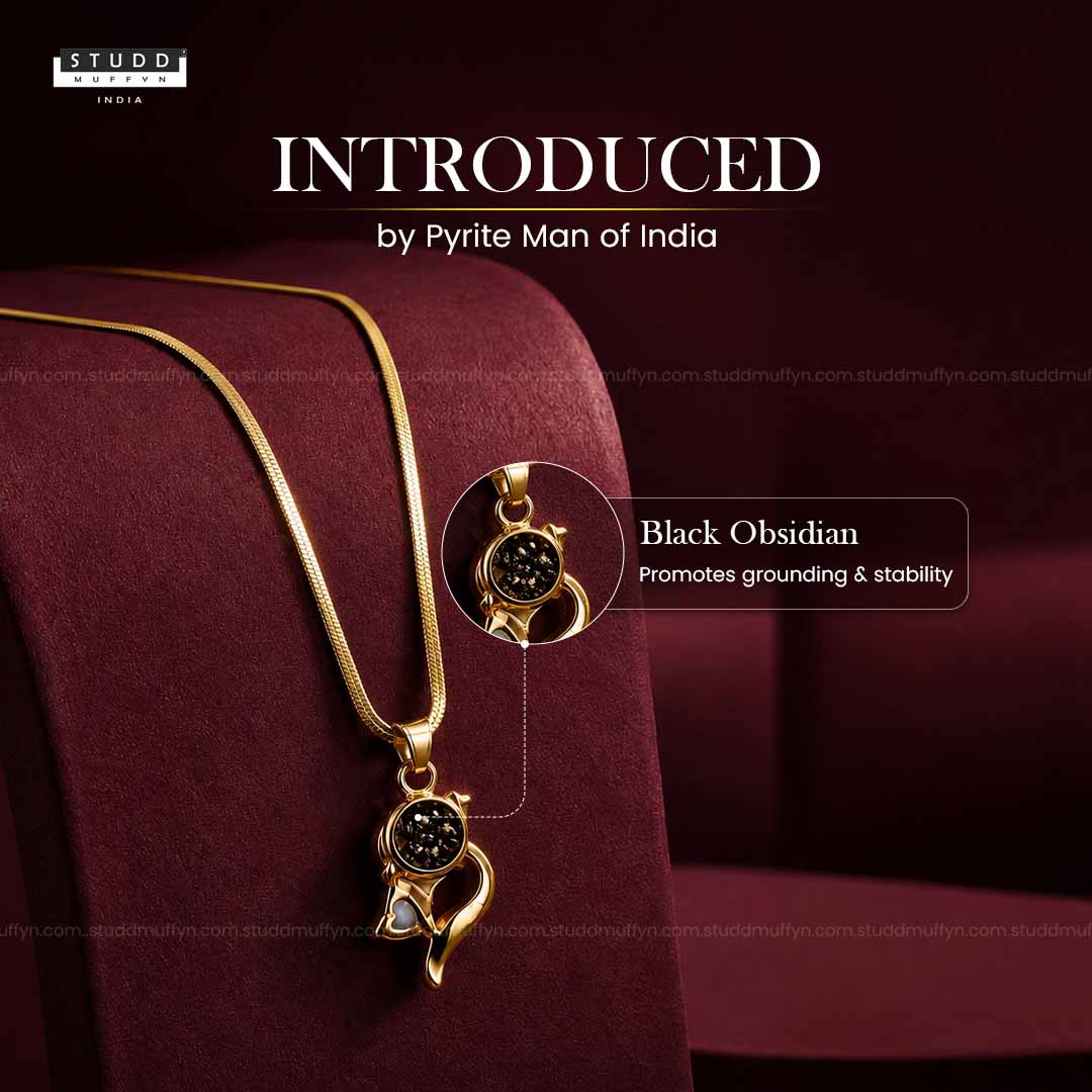 Wisdom Fox Pendant - 24k Gold Tone Plated [ With Chain ]