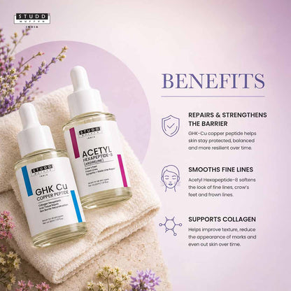 GHK-Cu Copper Peptide + Acetyl Hexapeptide Serum Duo
