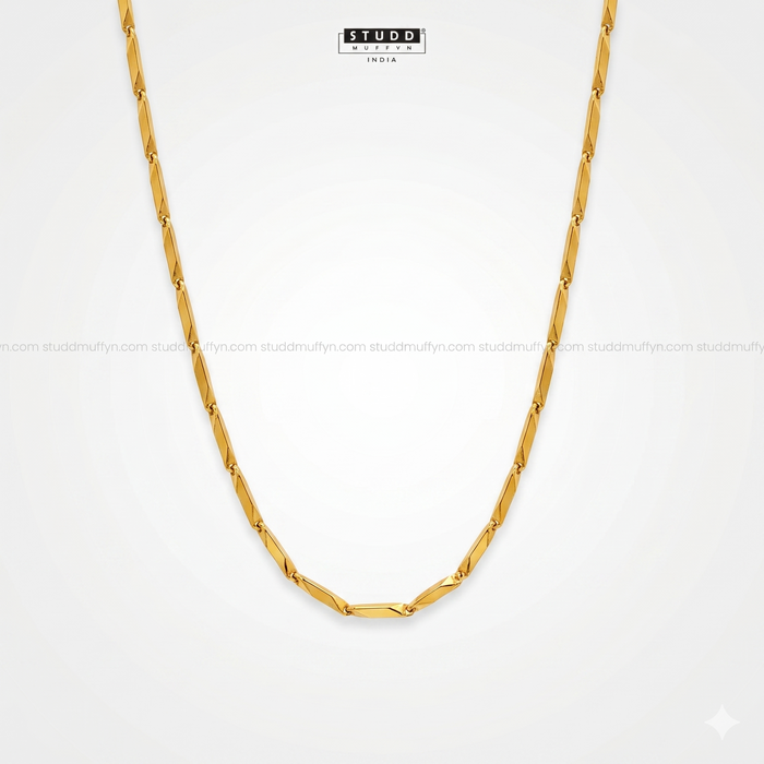 Golden Rice Chain - 24K Gold Tone Plated