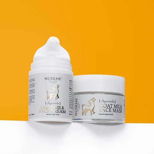 Goat Milk Face Cream & Mask Duo