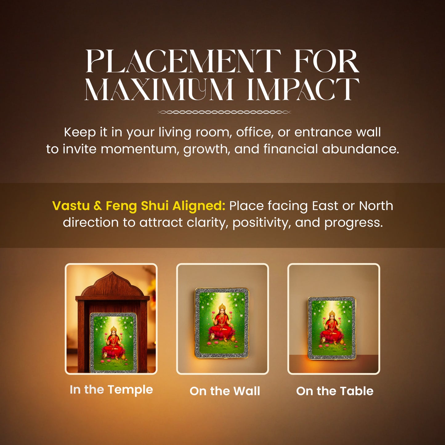 Goddess Lakshmi Pyrite Plate [Rectangle shape]