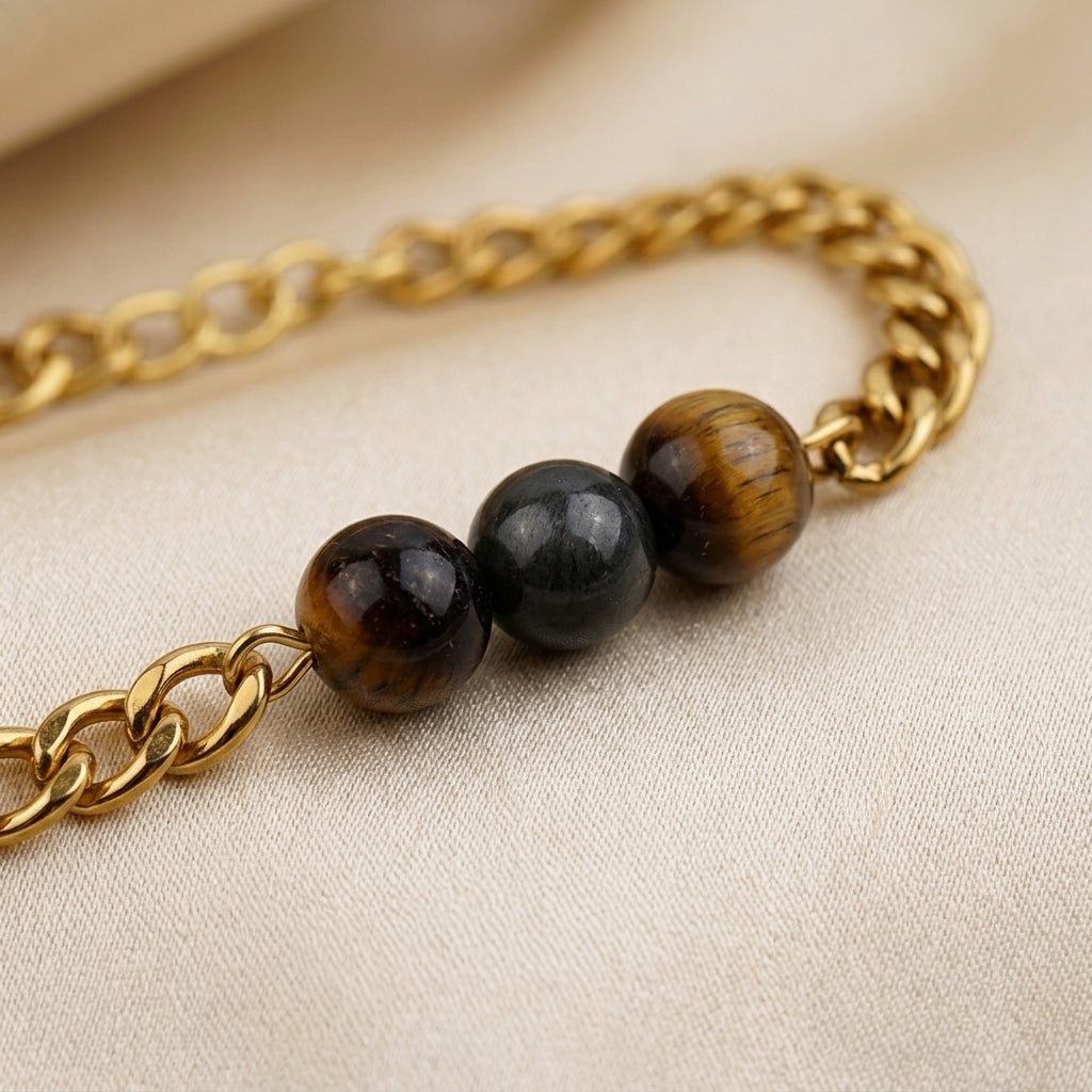 Unstoppable Combo Cuban Bracelet- 24k Gold Tone