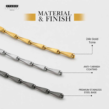 Golden Rice Chain - 24K Gold-Toned ( 0.5mm )