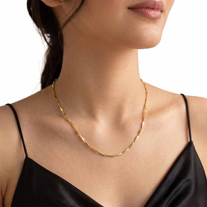 Golden Rice Chain - 24K Gold-Toned ( 0.5mm )