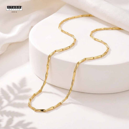 Golden Rice Chain - 24K Gold-Toned [ Pack of 2 ]