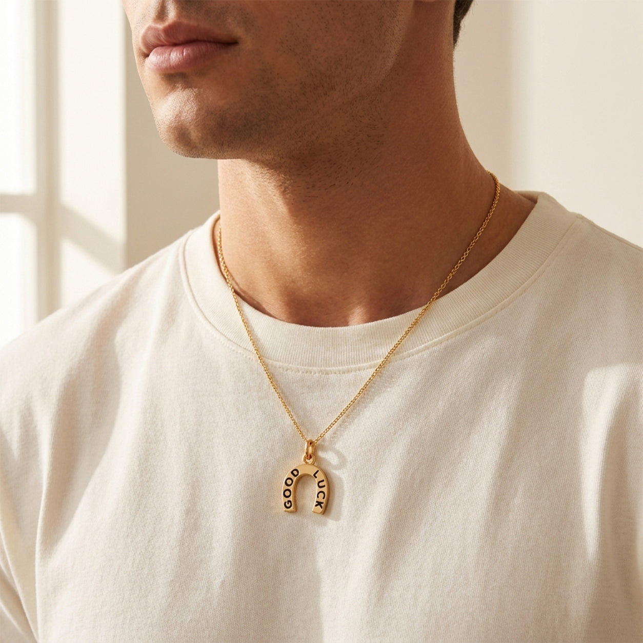 Good Luck Pendant - 24K Gold Tone