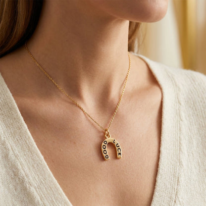 Good Luck Pendant - 24K Gold Tone