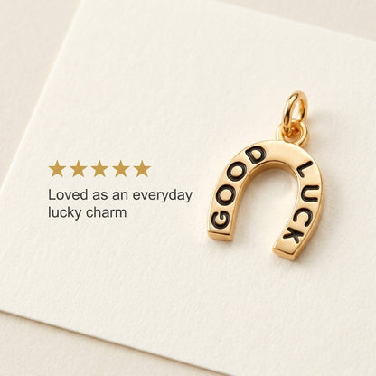 Good Luck Pendant - 24K Gold Tone
