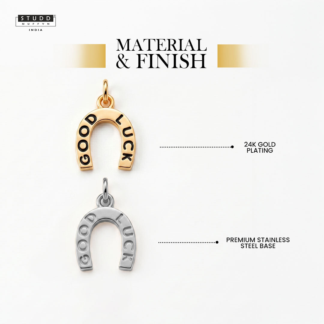 Good Luck Pendant - 24K Gold Plated [ With Velore Snake Chain]