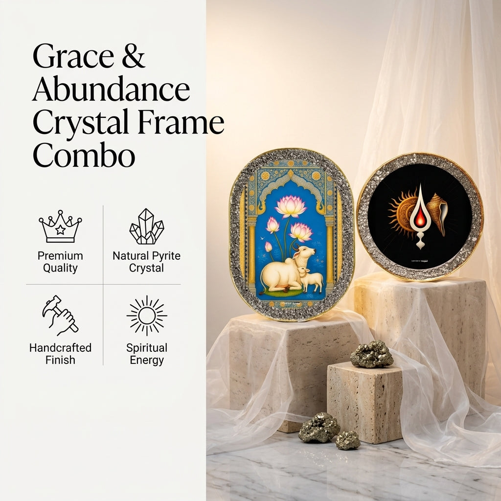 Grace and Abundance Crystal Frame Combo