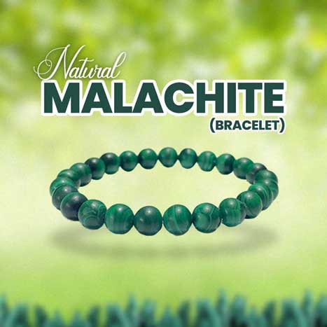 Green Malachite Bracelet |  Spiritual Growth | New Beginning