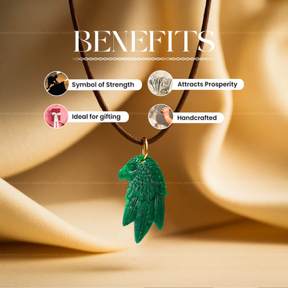 Green Aventurine Eagle Pendant