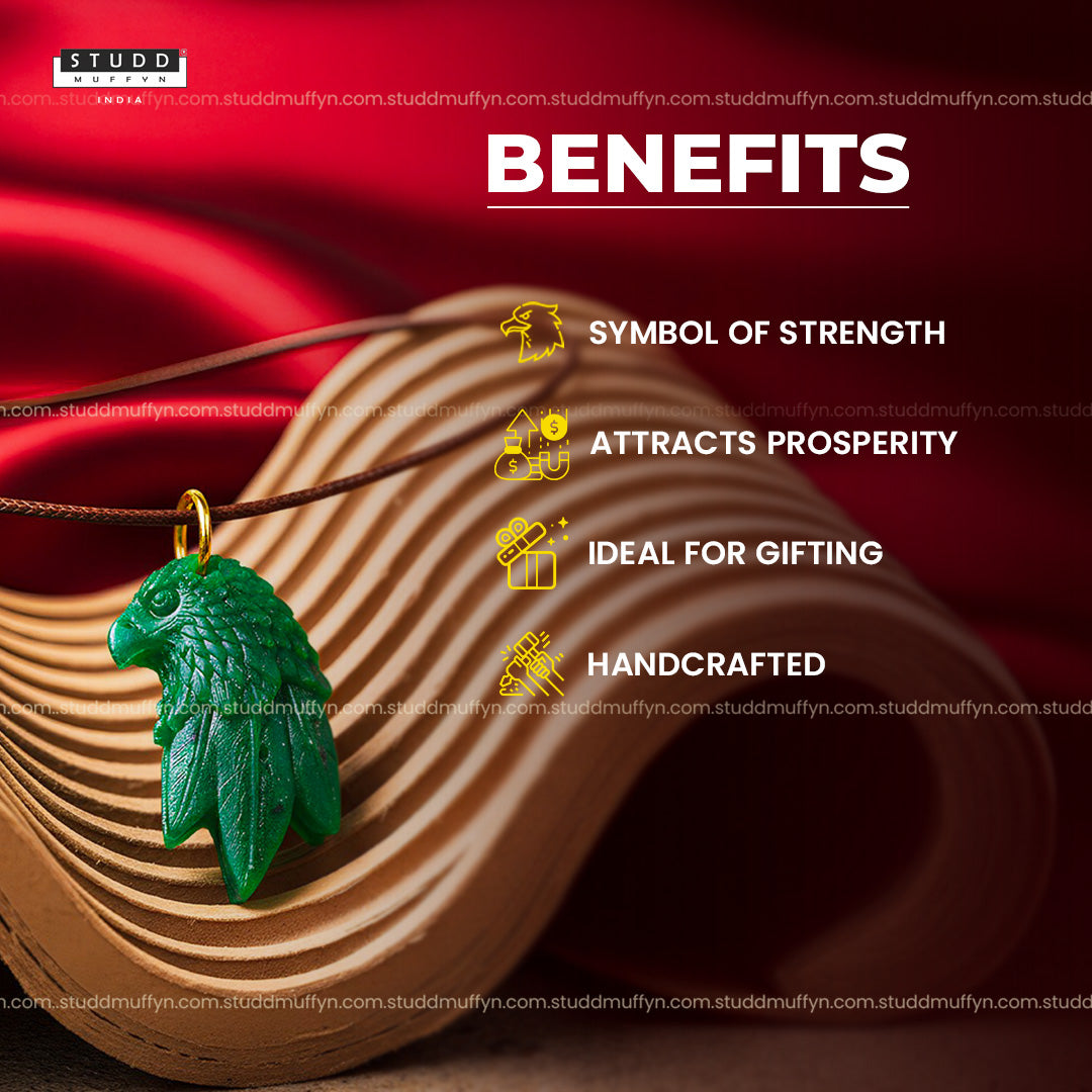 Green Aventurine Eagle Pendant