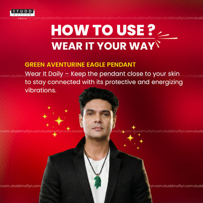 Green Aventurine Eagle Pendant
