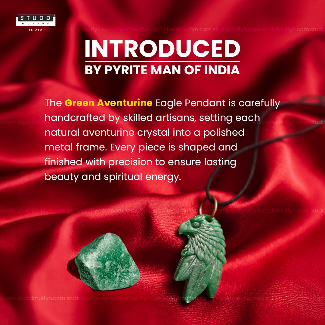 Green Aventurine Eagle Pendant