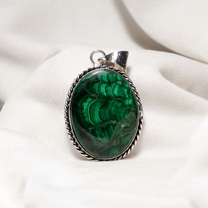 Green Malachite Pendant