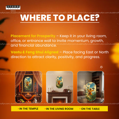 Lord Hanumana-Sanjeevani Parvat Pyrite Plate [Capsule Plate]