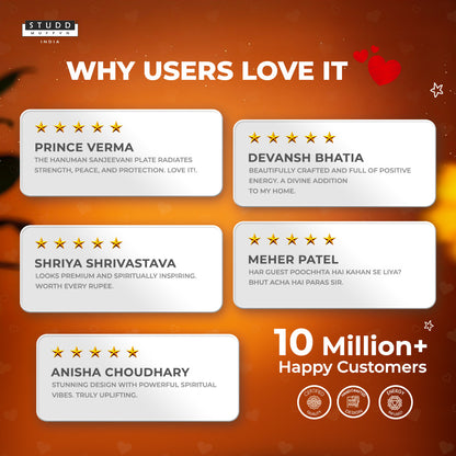 Lord Hanumana-Sanjeevani Parvat Pyrite Plate [Capsule Plate]