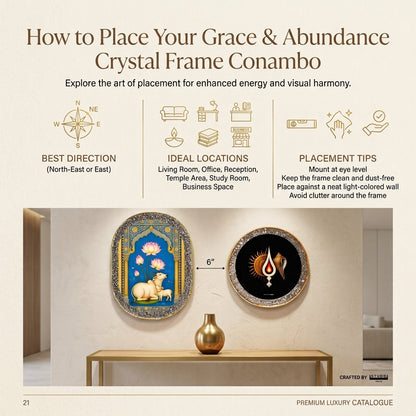 Grace and Abundance Crystal Frame Combo