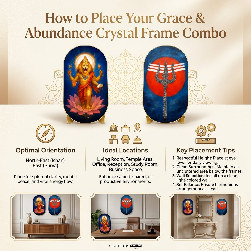 Power and Protection Crystal Frame Combo