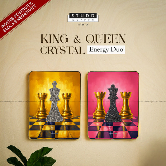 King & Queen Crystal Energy Duo [ Rectangle Frame ]