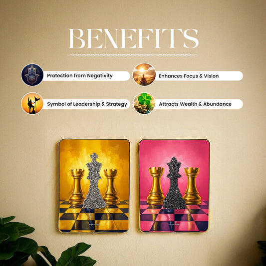 King & Queen Crystal Energy Duo [ Rectangle Frame ]