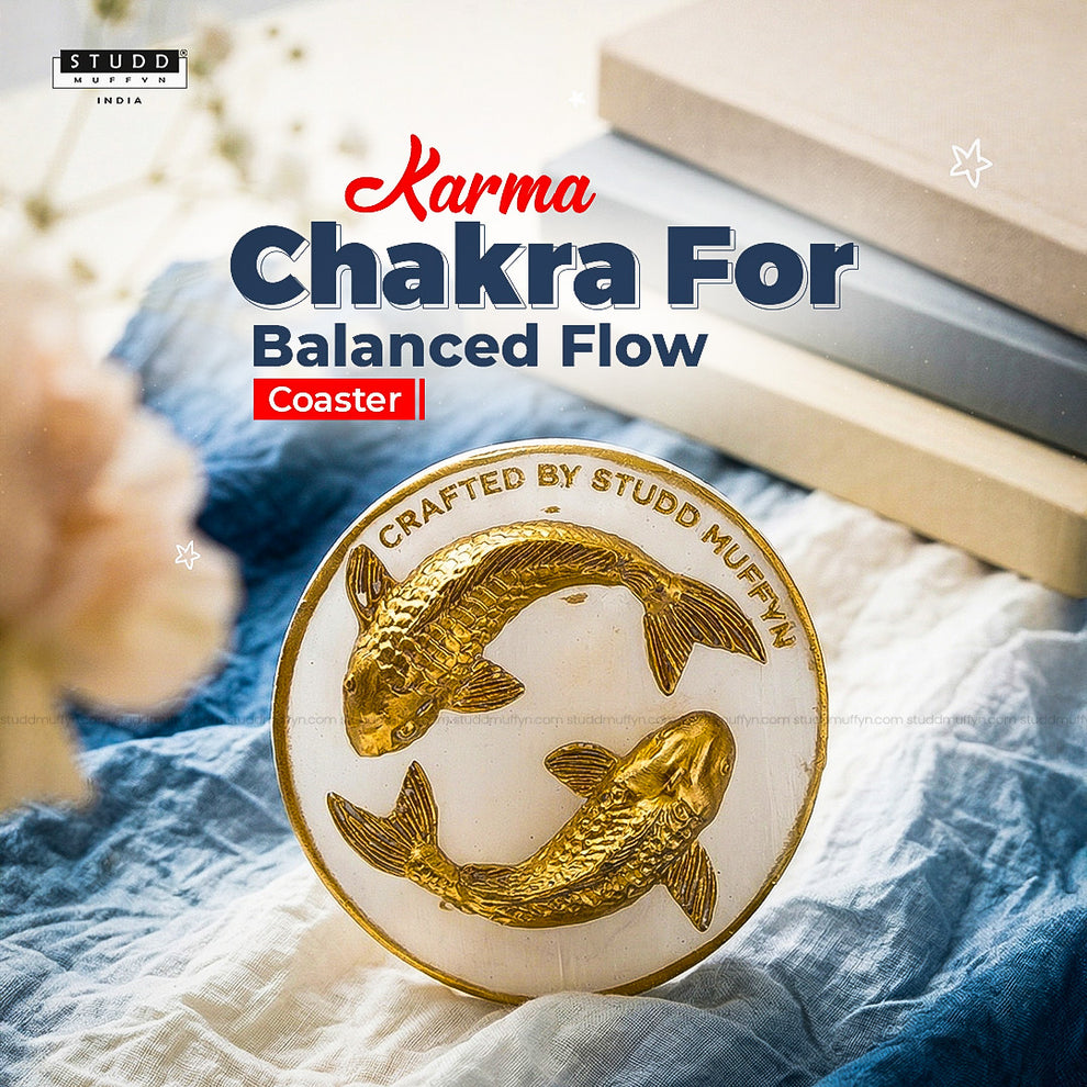 Koi Fish Karma Chakra Selenite Coaster – studdmuffynlife