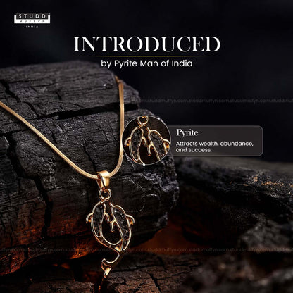 Aqua of Koi Fish - 24K Gold Plated [ With Velore / Rice Chain]