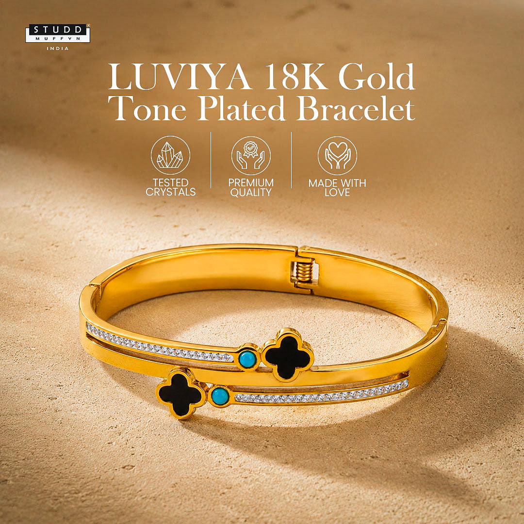 LUVIYA 18K Gold Tone Plated Bracelet