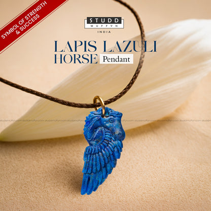 Lapis Lazuli Horse Pendant