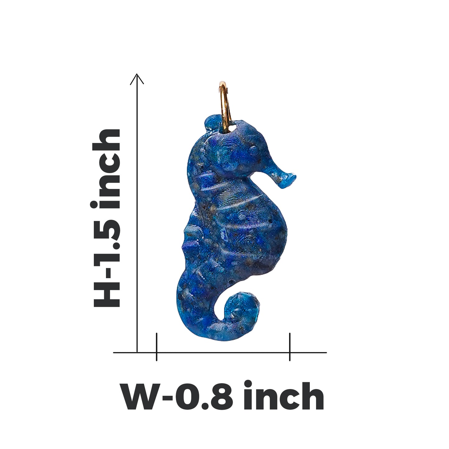 Lapis Lazuli Seahorse Pendant
