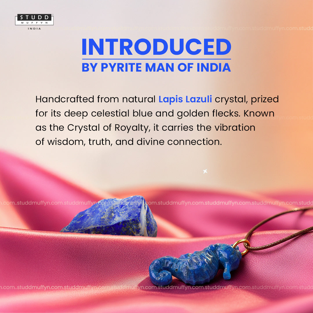 Lapis Lazuli Seahorse Pendant