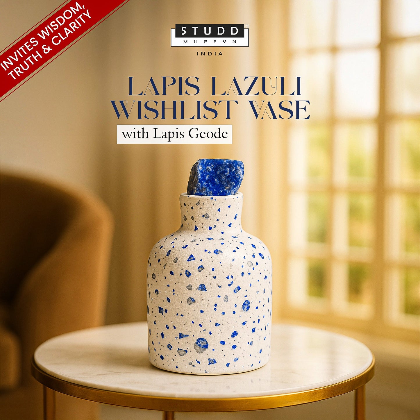 Lapis Lazuli Wish In The Bottle