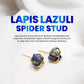 Lapis Lazuli Spider Studs