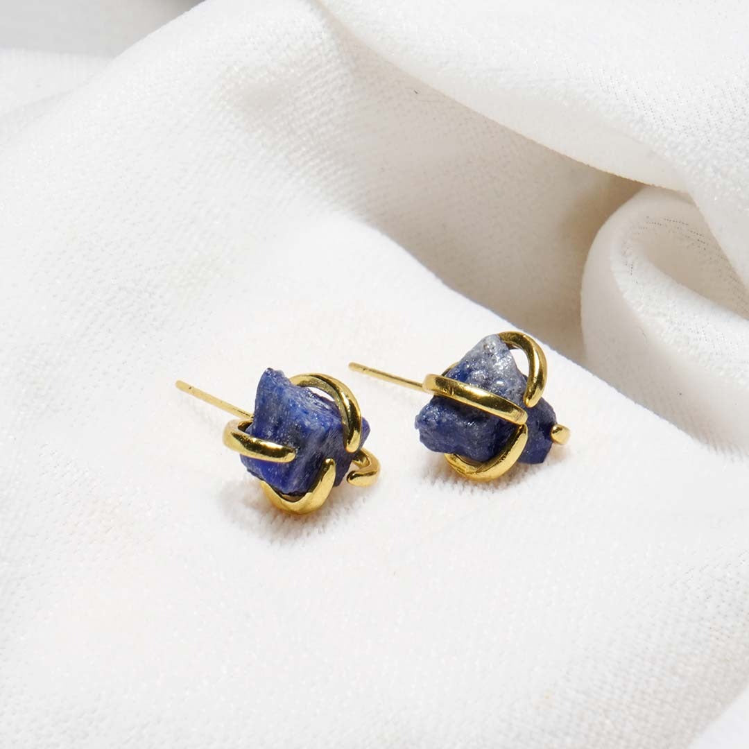 Lapis Lazuli Spider Studs