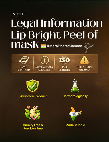 Lip Bright | Lip peel of mask [Pack of 3]