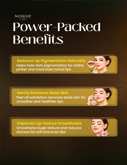 Lip Bright | Lip peel of mask [Pack of 3]
