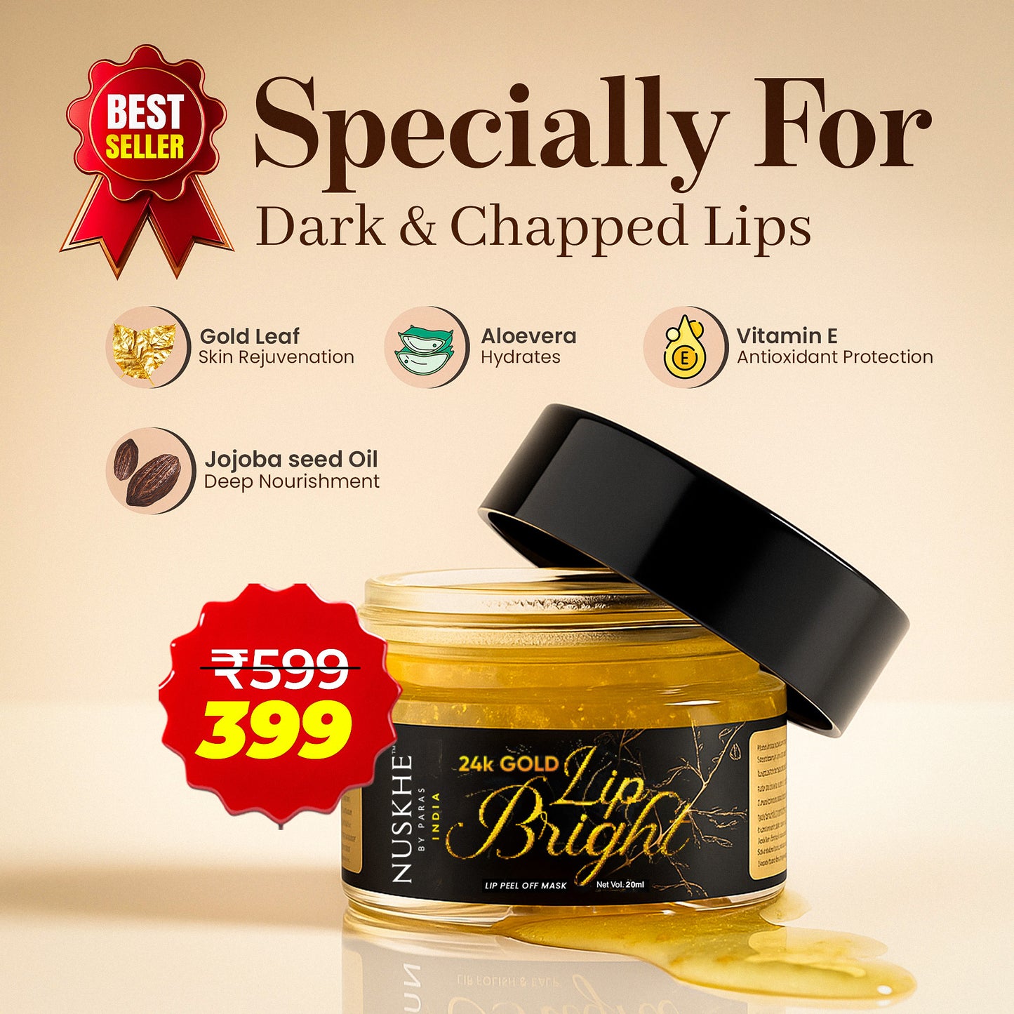 Lip Bright | Lip peel of mask