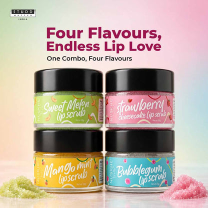 Lip Scrub Combo – Pack of 4