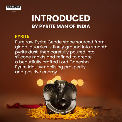 Lord Ganesha Pyrite Idol