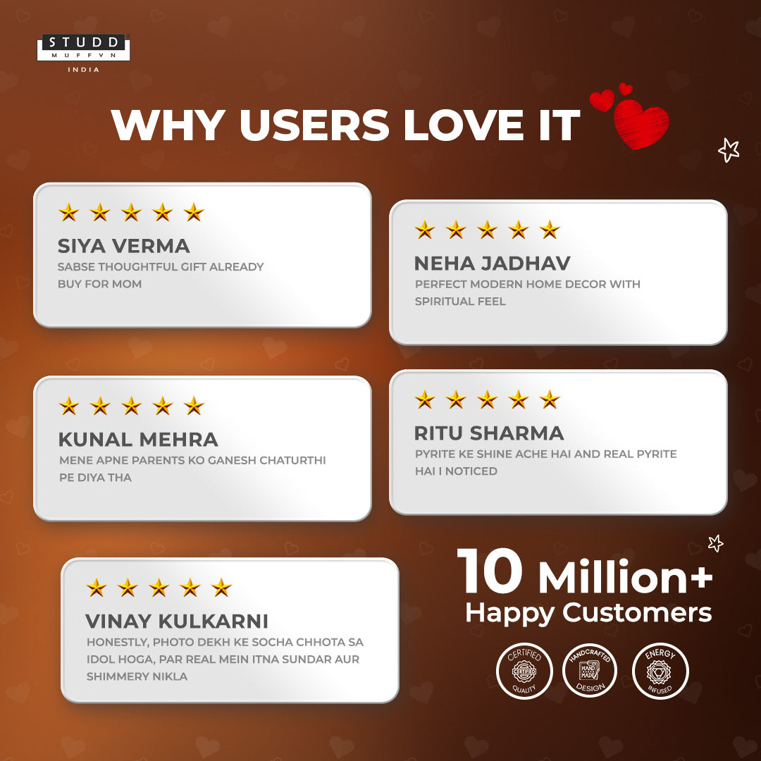 Lord Ganesha Pyrite Idol