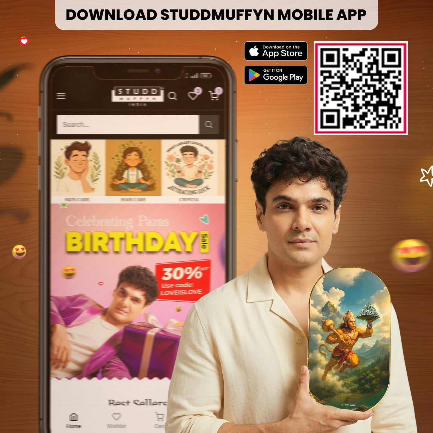 Lord Hanumana-Sanjeevani Parvat Pyrite Plate [Capsule Plate]